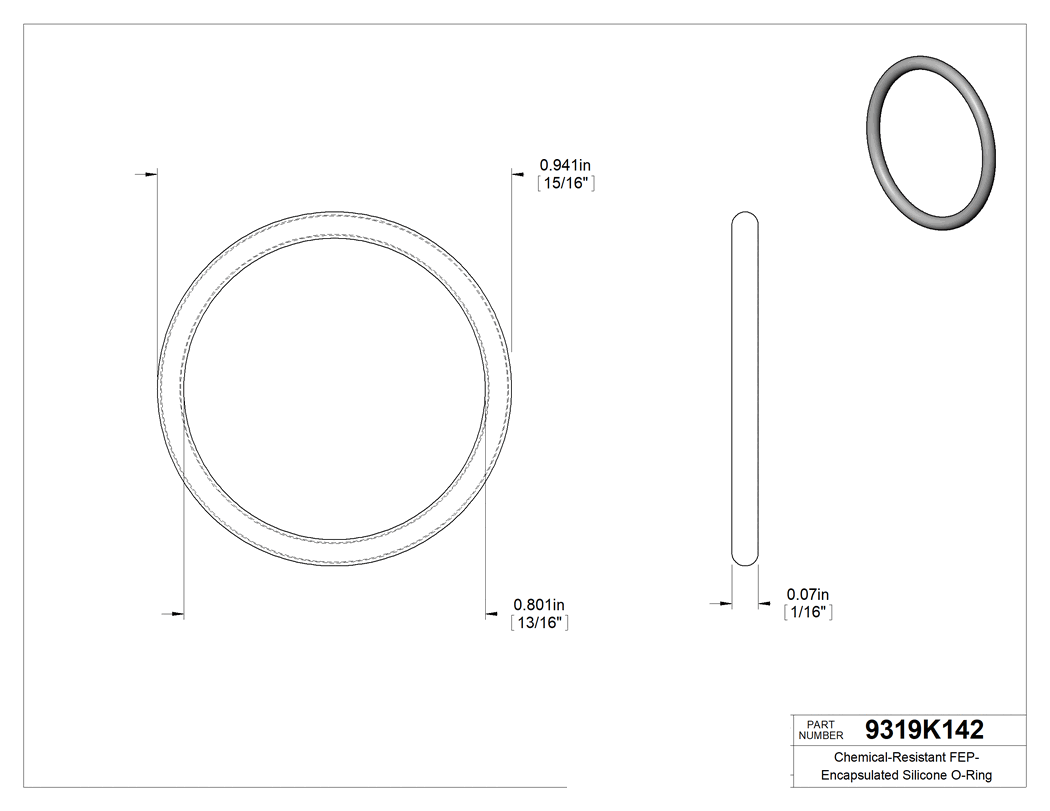 Technical drawing - 9319K142